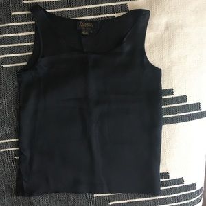 Black Silk Tank - Size small